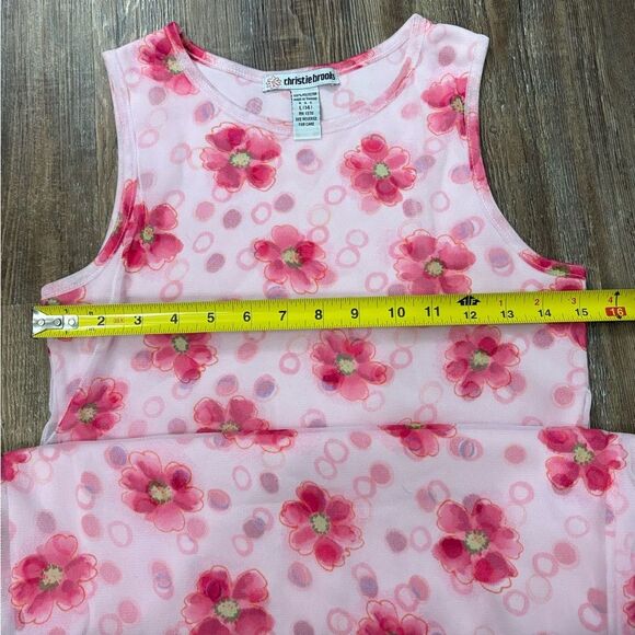 Christie Brooks Vintage Pink Whimsical Floral Size 14 Large Fairy Barbie - Picture 8 of 8